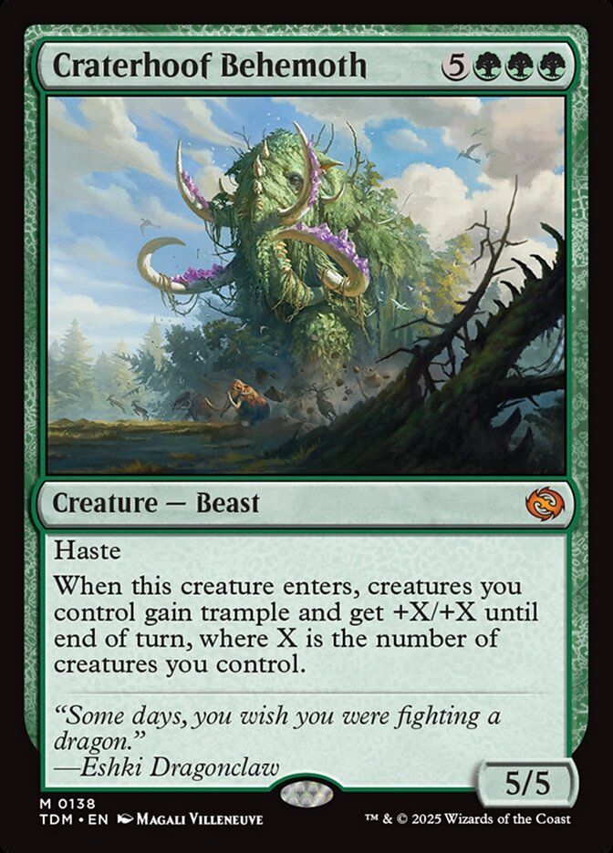 Craterhoof Behemoth TDM_138 Craterhoof Behemoth TDM_138
