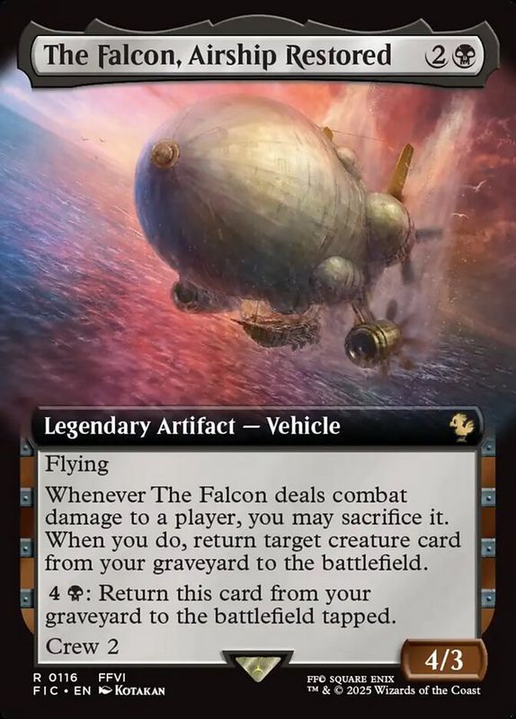 The Falcon, Airship Restored FIC_116