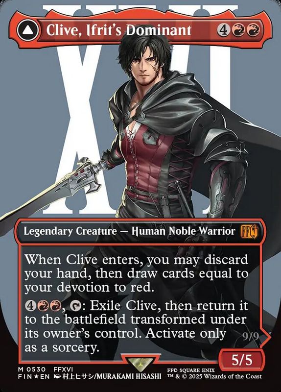 Clive, Ifrit&#39;s Dominant // Ifrit, Warden of Inferno FIN_530