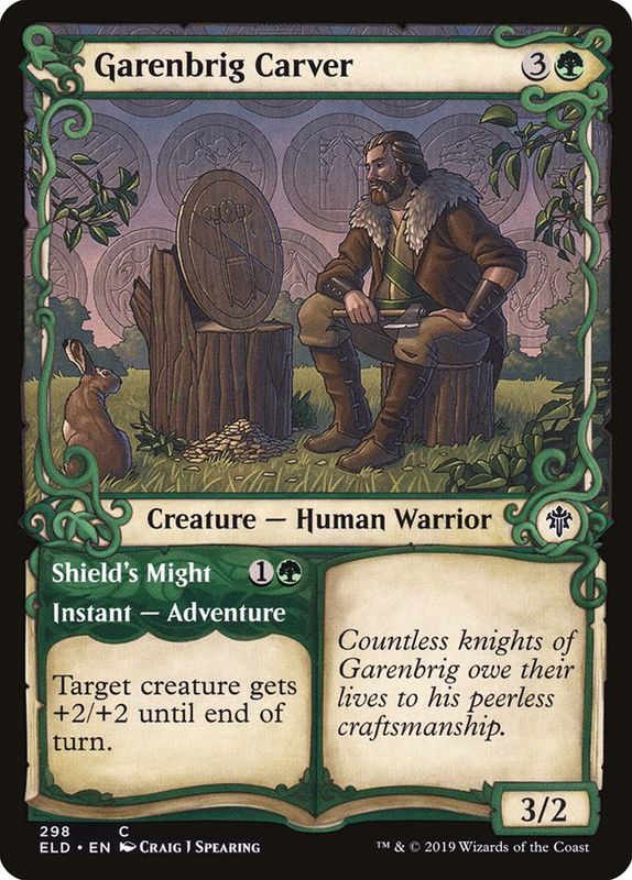 Garenbrig Carver // Shield's Might ELD_298
