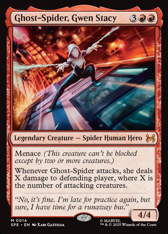 Ghost-Spider, Gwen Stacy SPE_14 (Foil) Ghost-Spider, Gwen Stacy SPE_14 (Foil)
