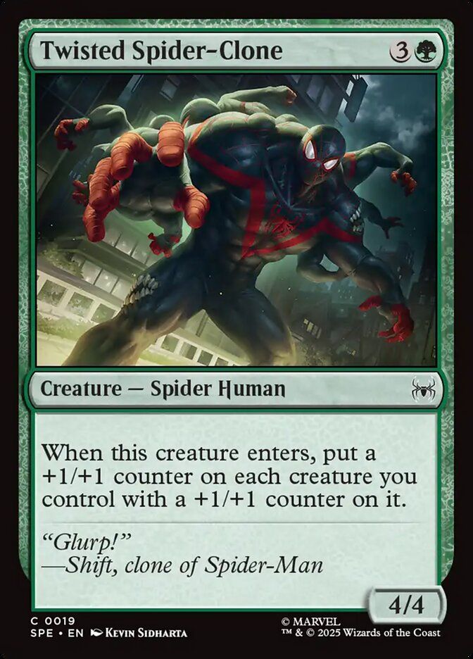 Twisted Spider-Clone SPE_19 (Foil) Twisted Spider-Clone SPE_19 (Foil)