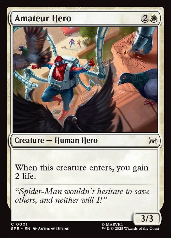 Amateur Hero SPE_1 (Foil) Amateur Hero SPE_1 (Foil)