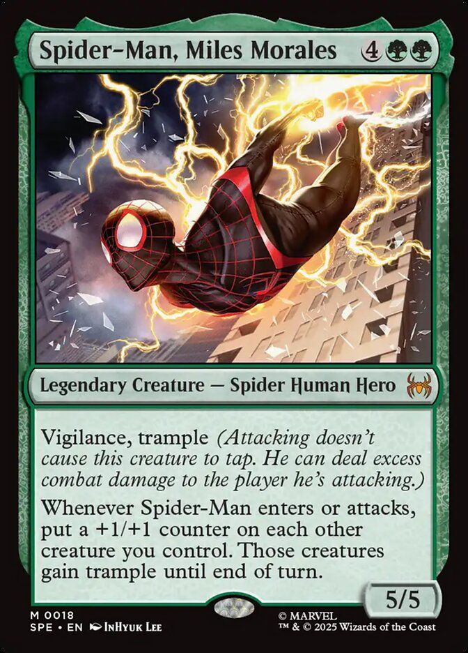 Spider-Man, Miles Morales SPE_18 (Foil) Spider-Man, Miles Morales SPE_18 (Foil)