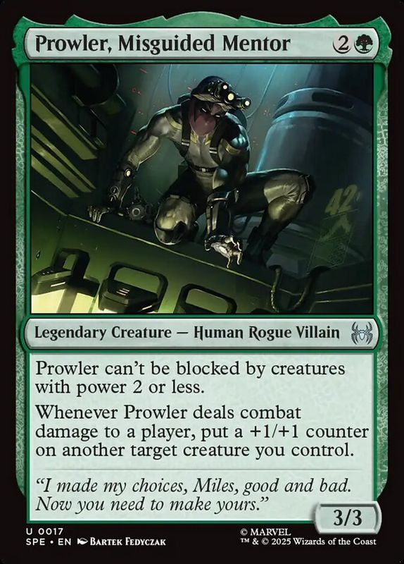 Prowler, Misguided Mentor SPE_17 (Foil)