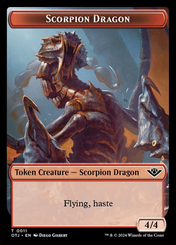Scorpion Dragon Token OTJ_11