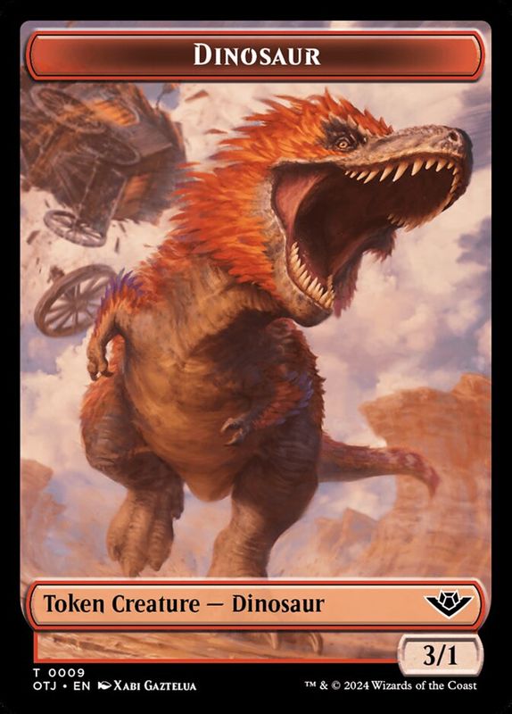 Dinosaur Token OTJ_9
