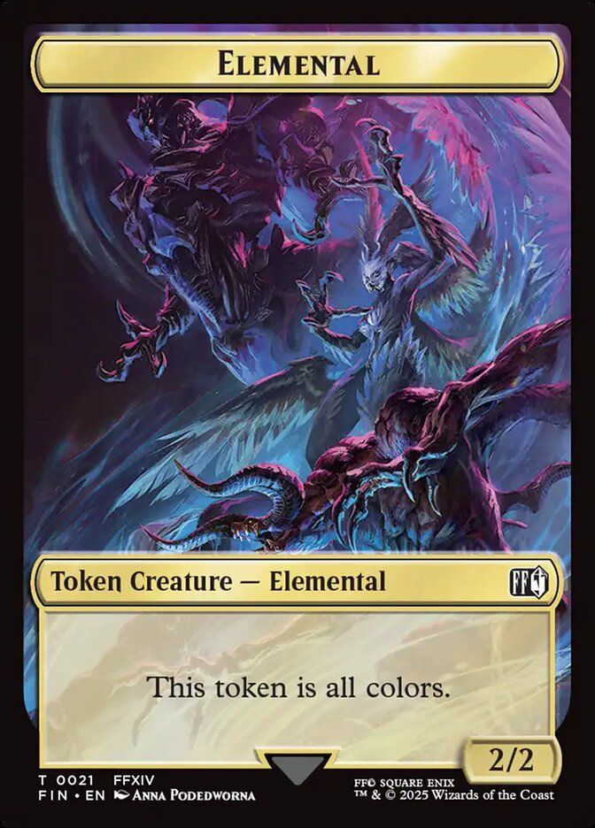 Elemental Token FIN_21 Elemental Token FIN_21