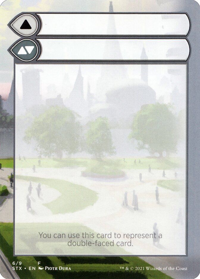 Double-Faced Substitute Card STX_6 Double-Faced Substitute Card STX_6