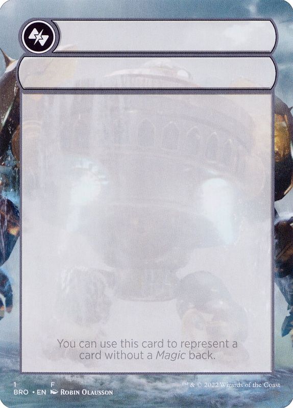 Double-Faced Substitute Card BRO_1