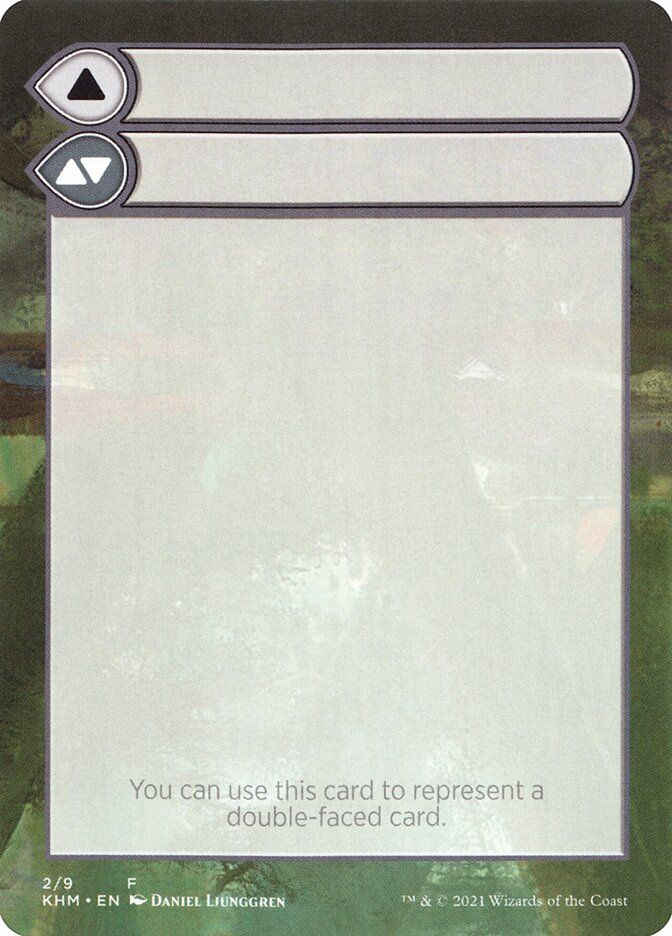 Double-Faced Substitute Card KHM_2 Double-Faced Substitute Card KHM_2