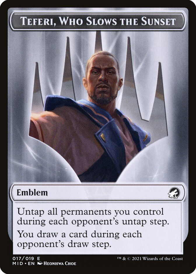 Teferi, Who Slows the Sunset Emblem MID_17