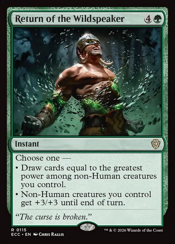 Return of the Wildspeaker ECC_115