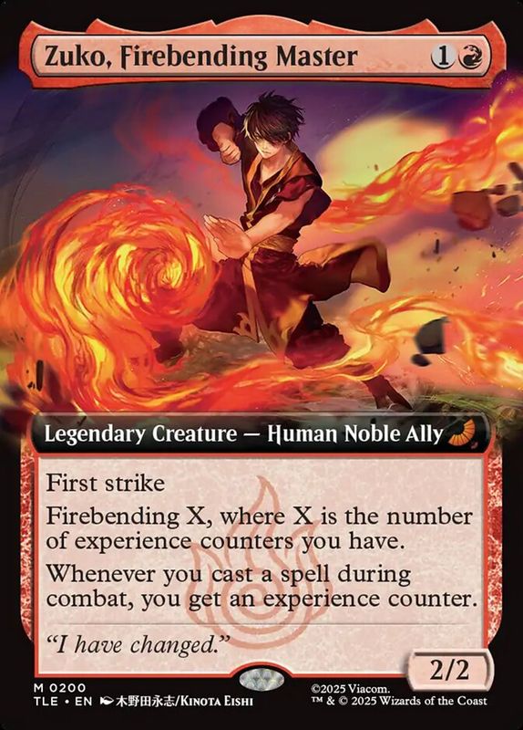 Zuko, Firebending Master TLE_200