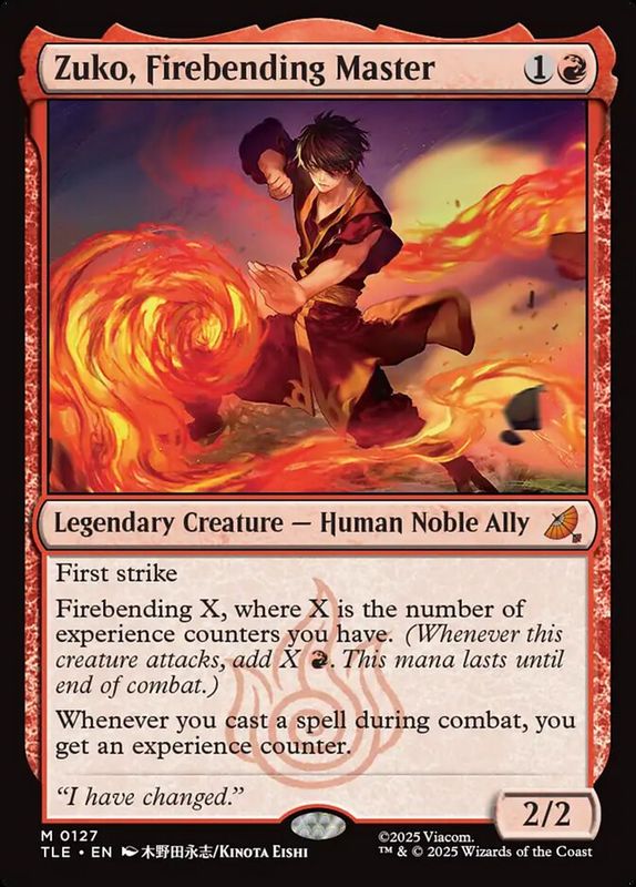 Zuko, Firebending Master TLE_127