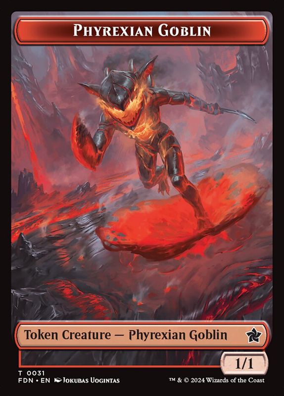 Phyrexian Goblin Token FDN_31