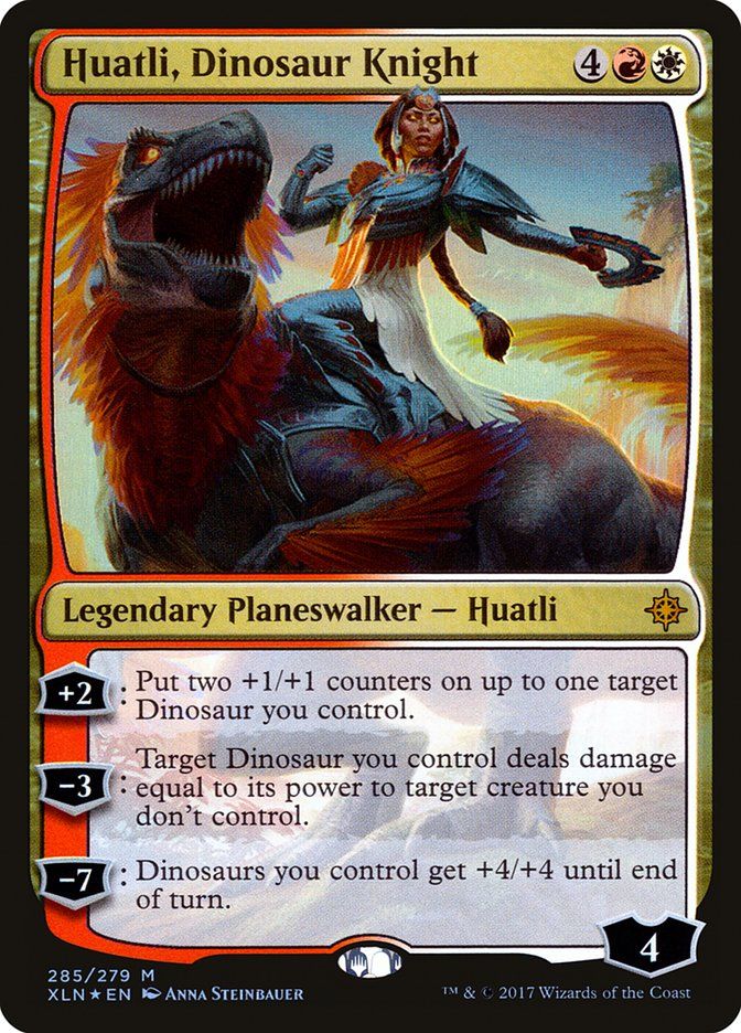 Huatli, Dinosaur Knight XLN_285