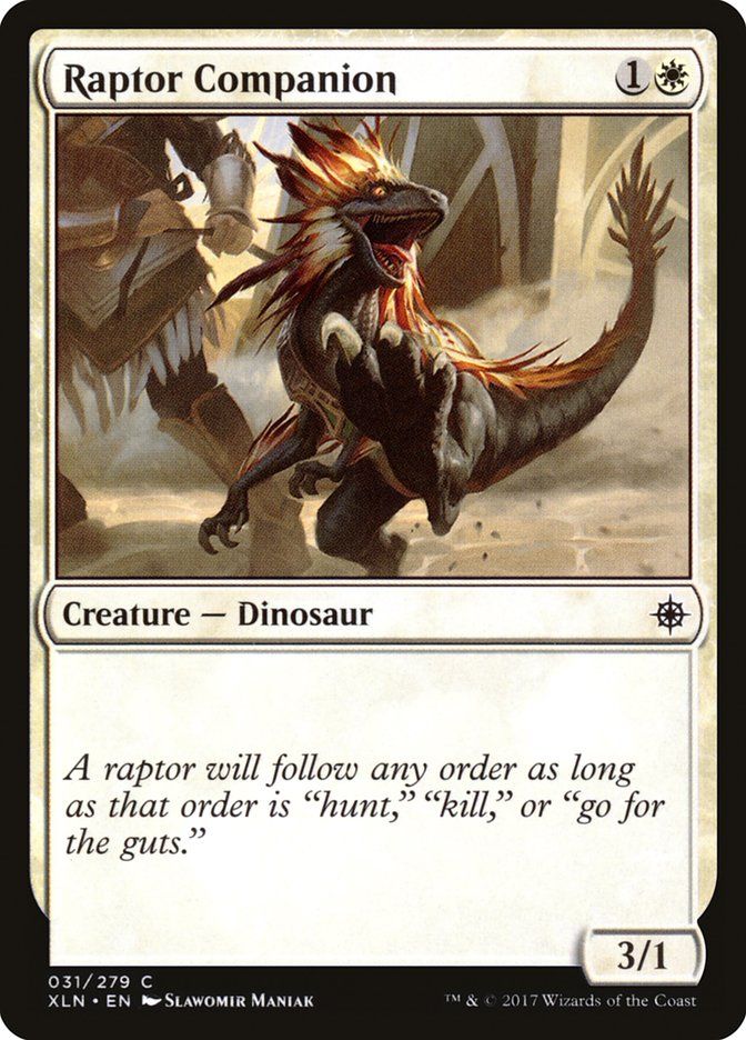 Raptor Companion XLN_31 Raptor Companion XLN_31