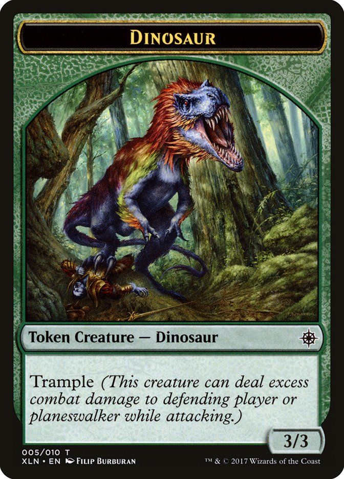 Dinosaur Token XLN_5 Dinosaur Token XLN_5