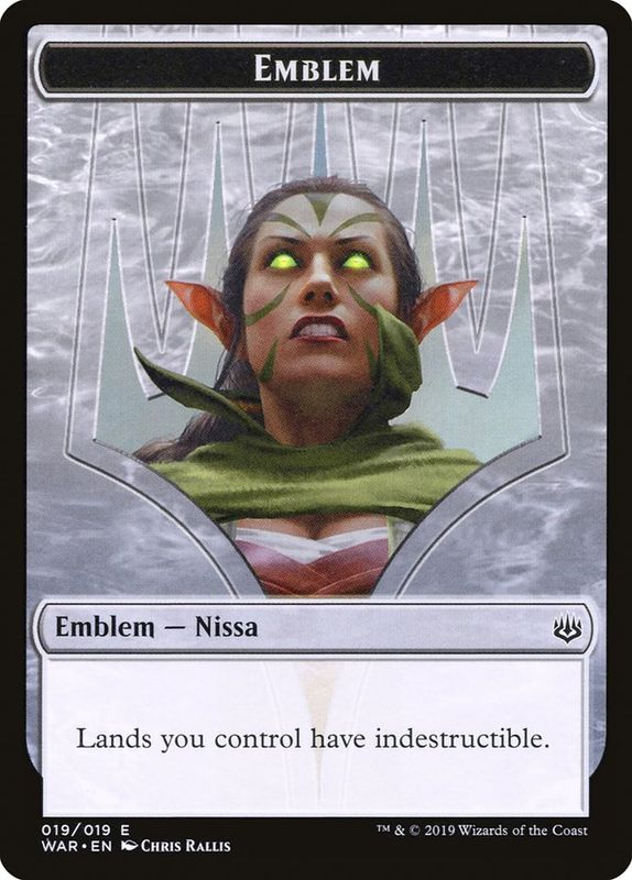 Nissa, Who Shakes the World Emblem WAR_19