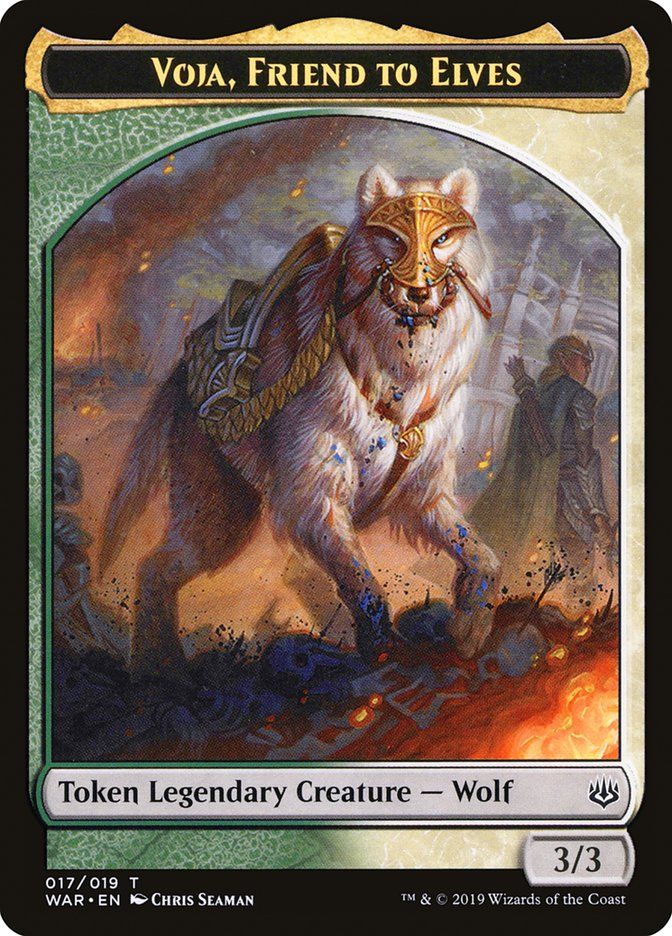 Voja, Friend to Elves Token WAR_17