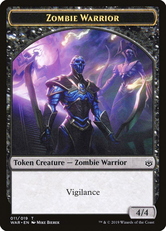 Zombie Warrior Token WAR_11