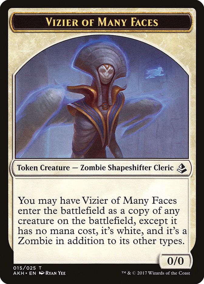 Vizier of Many Faces Token AKH_15