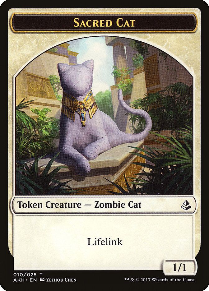 Sacred Cat Token AKH_10
