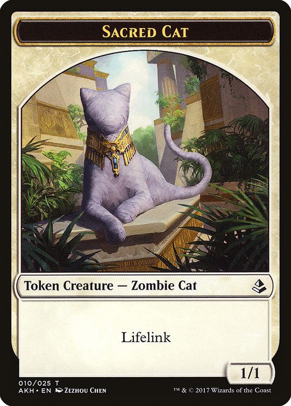 Sacred Cat Token AKH_10