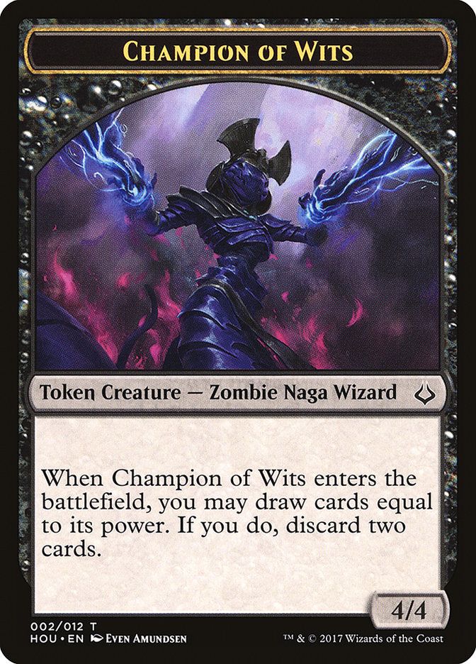 Champion of Wits Token HOU_2