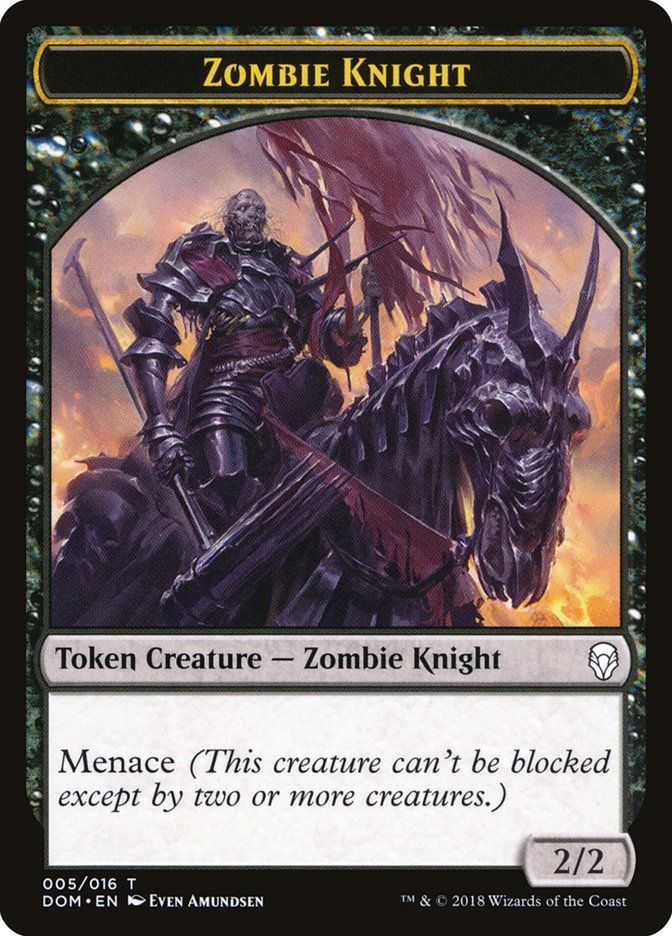 Zombie Knight Token DOM_5