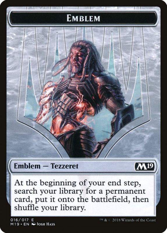 Tezzeret, Artifice Master Emblem Token M19_16