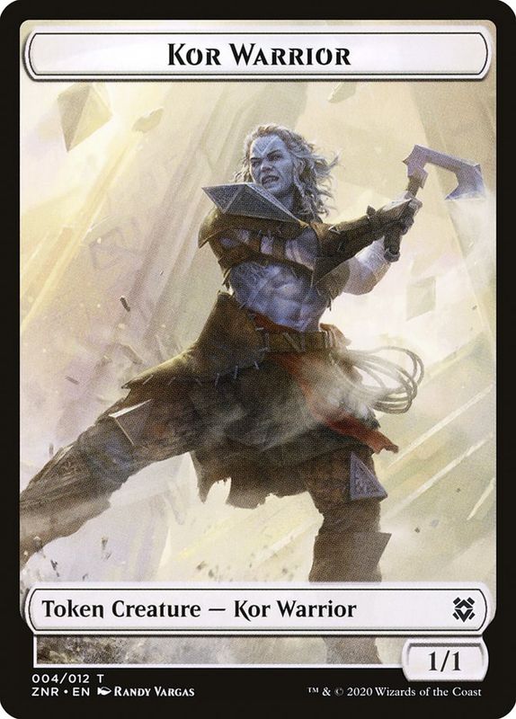 Kor Warrior Token ZNR_4