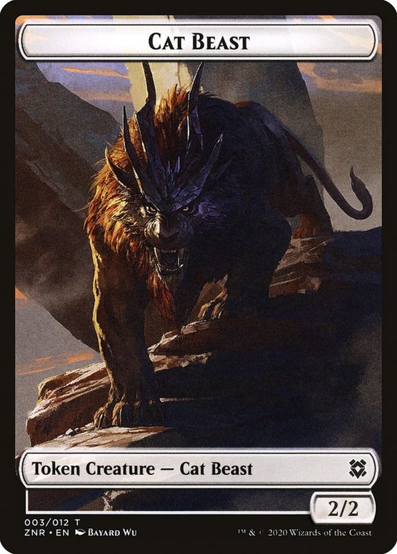 Cat Beast Token ZNR_3