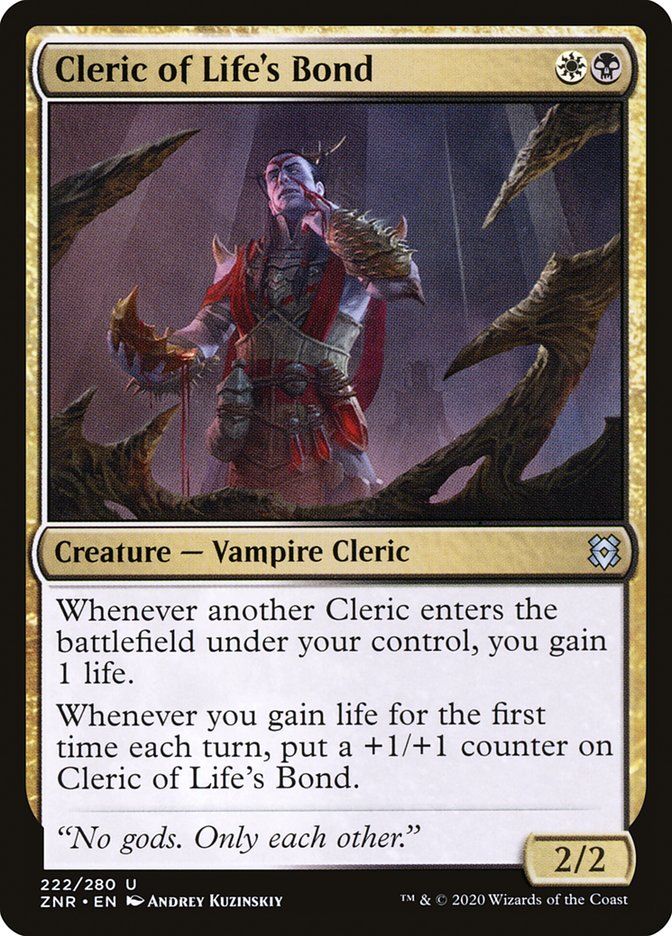 Cleric of Life's Bond ZNR_222