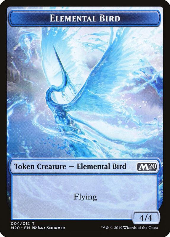 Elemental Bird Token M20_4
