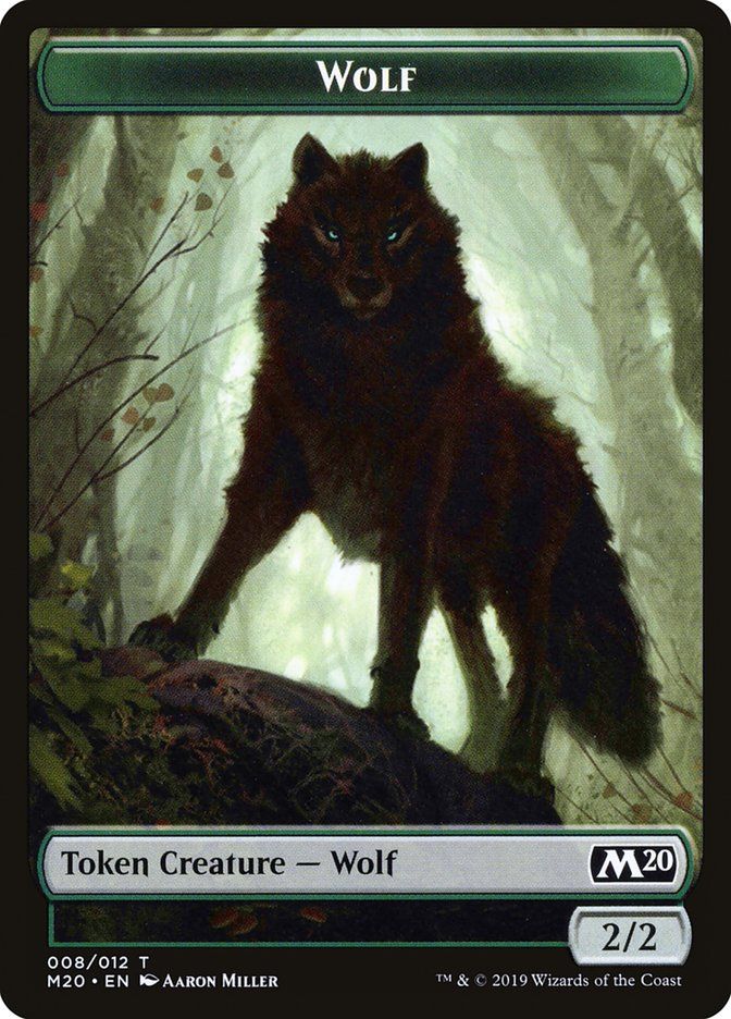 Wolf Token M20_8
