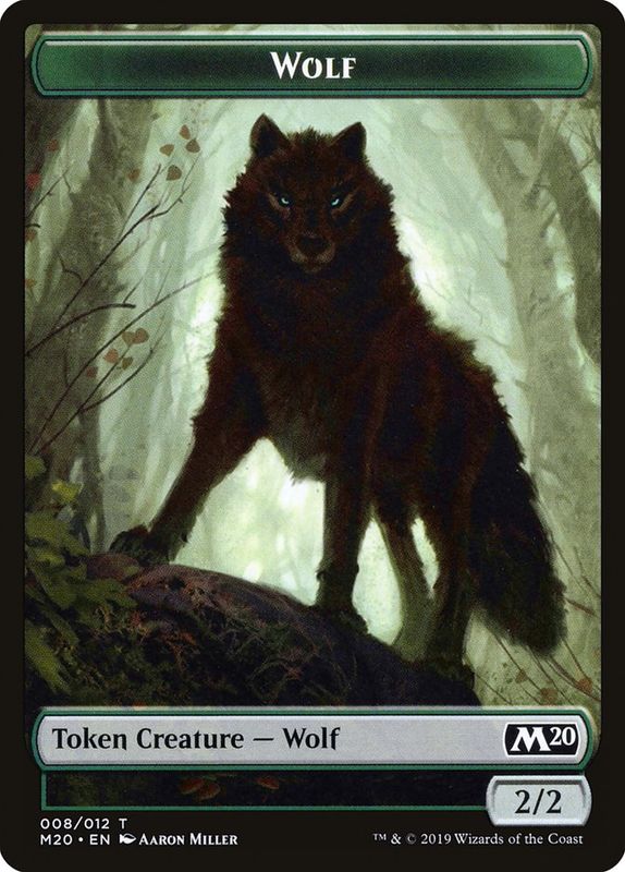 Wolf Token M20_8