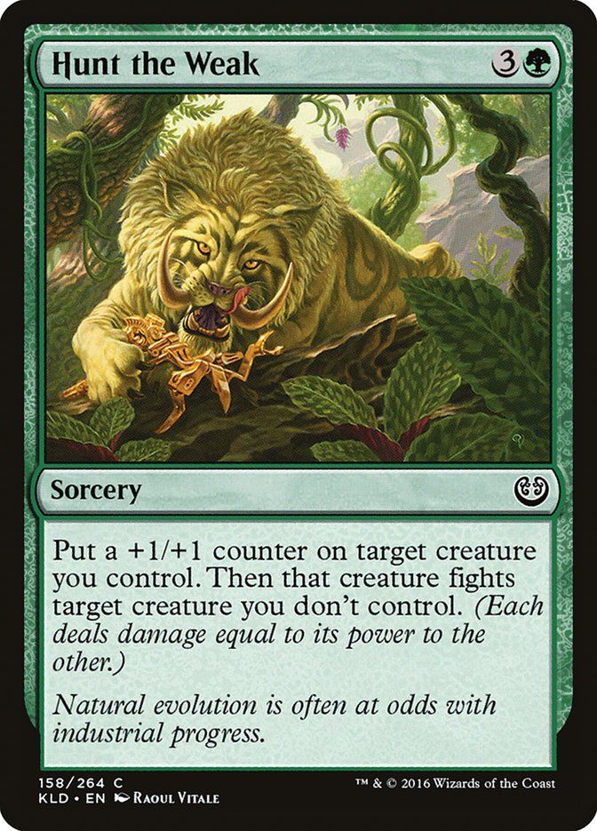 Hunt the Weak KLD_158