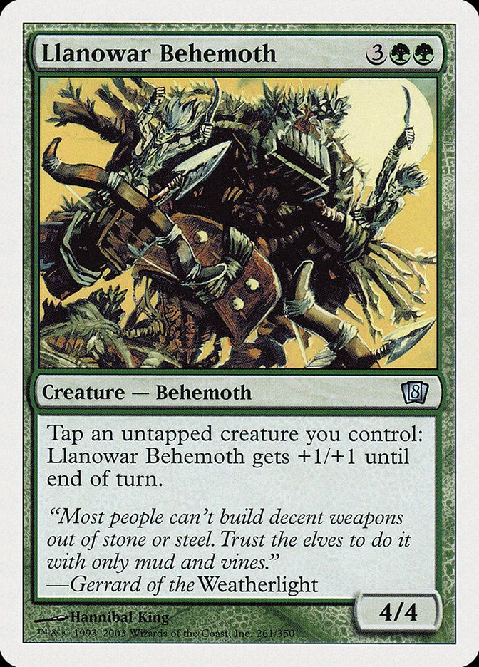 Llanowar Behemoth 8ED_261