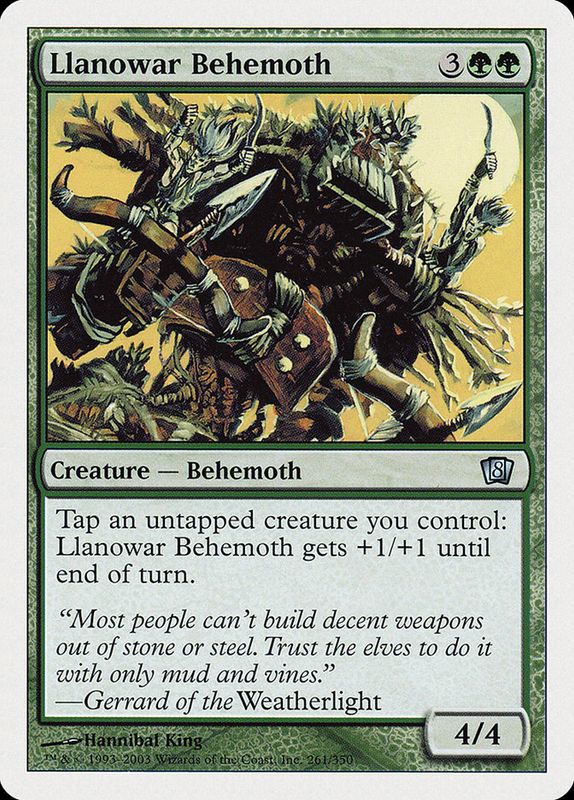 Llanowar Behemoth 8ED_261