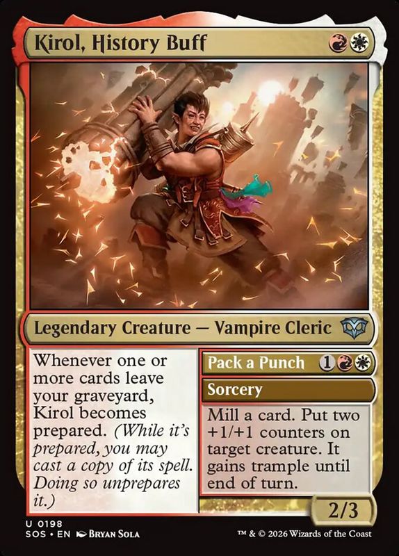 Kirol, History Buff // Pack a Punch SOS_198