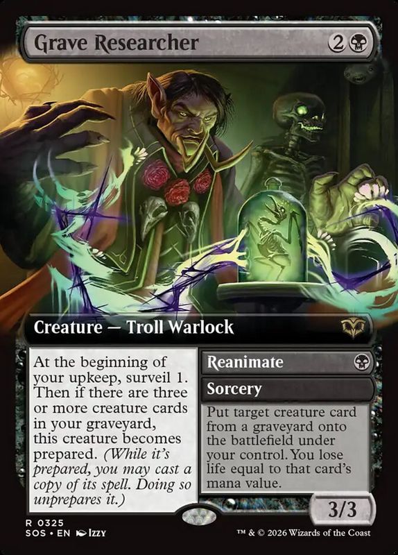 Grave Researcher // Reanimate SOS_325