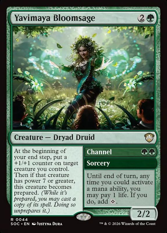 Yavimaya Bloomsage // Channel SOC_44