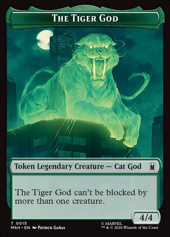 The Tiger God Token MSH_15