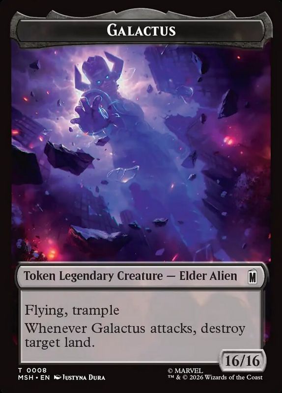 Galactus Token MSH_8
