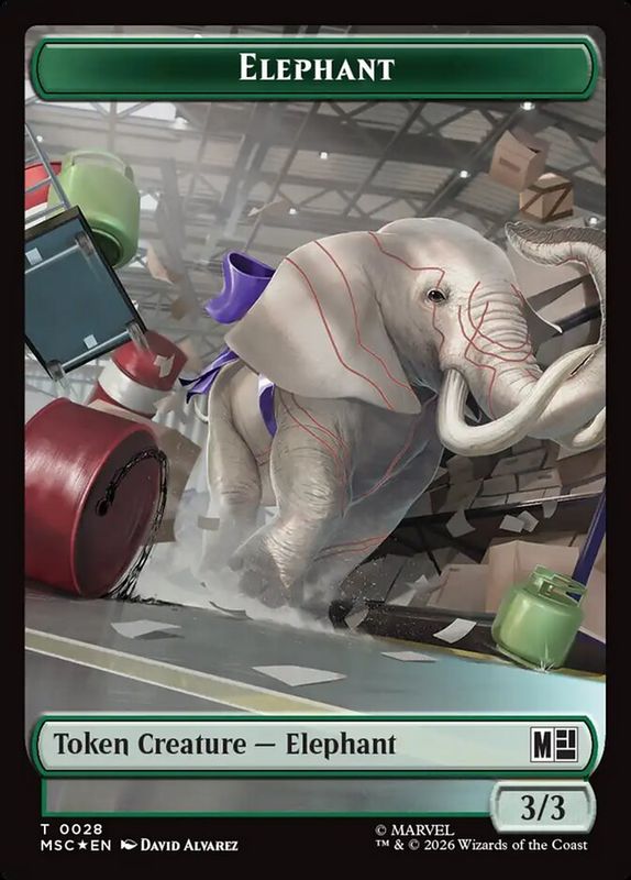 Elephant Token MSC_28