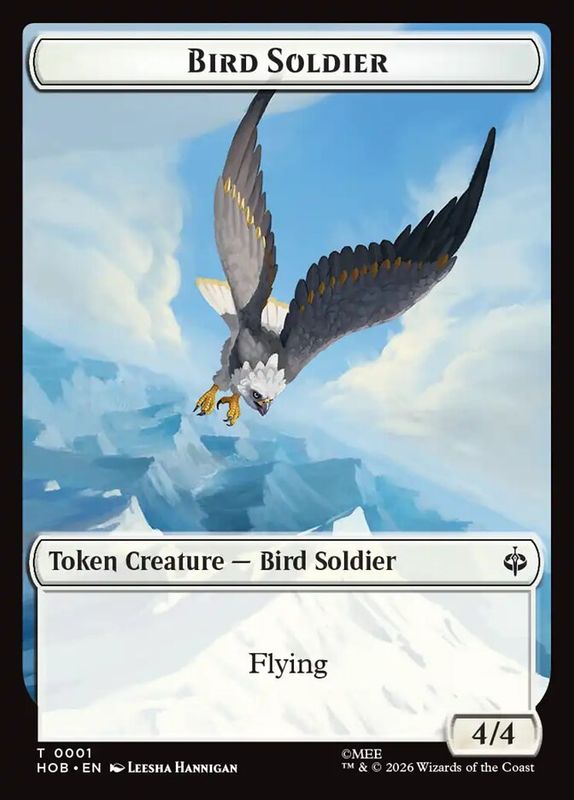 Bird Soldier Token HOB_1