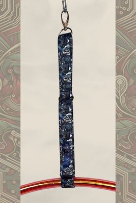 HoopFastener Paisley_blu