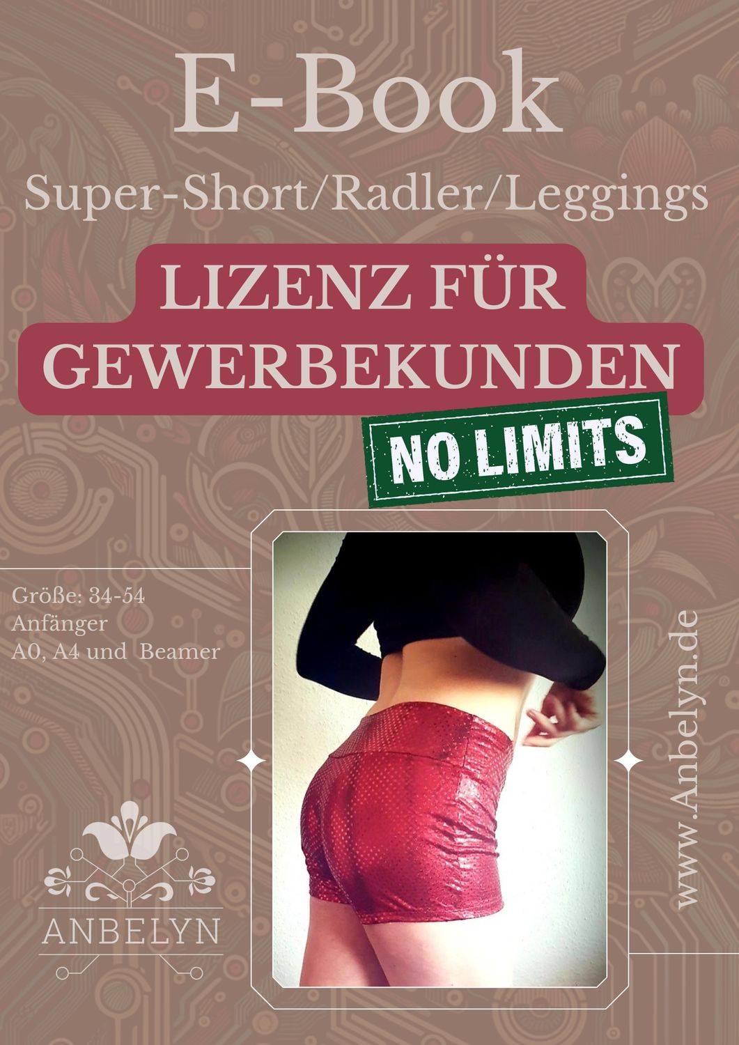 Gewerbelizenz für SuperShortsRadlerLeggings